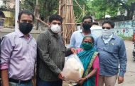 पांडवनगर, वडारवाडी भागात धान्याचे किट वाटप...