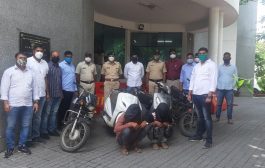 सराईत वाहनचोर गजाआड हिंजवडी पोलिसांची कारवाई.