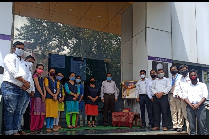 यशस्वी संस्थेतर्फे कर्मवीर भाऊराव पाटील जयंती उत्साहात साजरी.