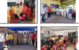 सावली अनाथ आश्रमातील मुलांना खाऊ वाटप तसेच अन्न धान्य वाटप करण्यात आले