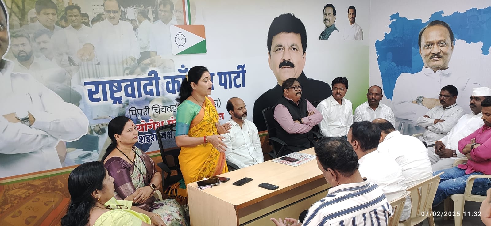 *राष्ट्रवादी मध्यवर्ती कार्यालयात माता रमाई आंबेडकर यांना जयंती निमित्त अभिवादन...*