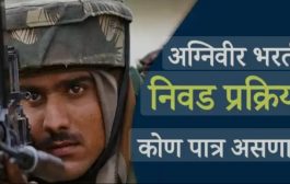 *अग्निवीर निवड चाचणीसाठी १० एप्रिलपर्यंत अर्ज करण्याचे आवाहन*