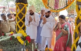*धर्मवीर छत्रपती संभाजी महाराज पुण्यतिथीनिमित्त उपमुख्यमंत्री एकनाथ शिंदे यांच्याकडून वढू येथे समाधी पूजन*