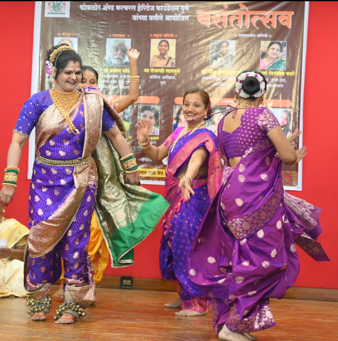 *वसंतोत्सवात लोककलेचा जागर*    *वसंतोत्सवात पारंपरिक लोककलेला उजाळा*