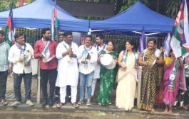 *लोक जनशक्ती पार्टी रामविलासचे आयकर कार्यालयासमोर जोरदार धरणे आंदोलन*