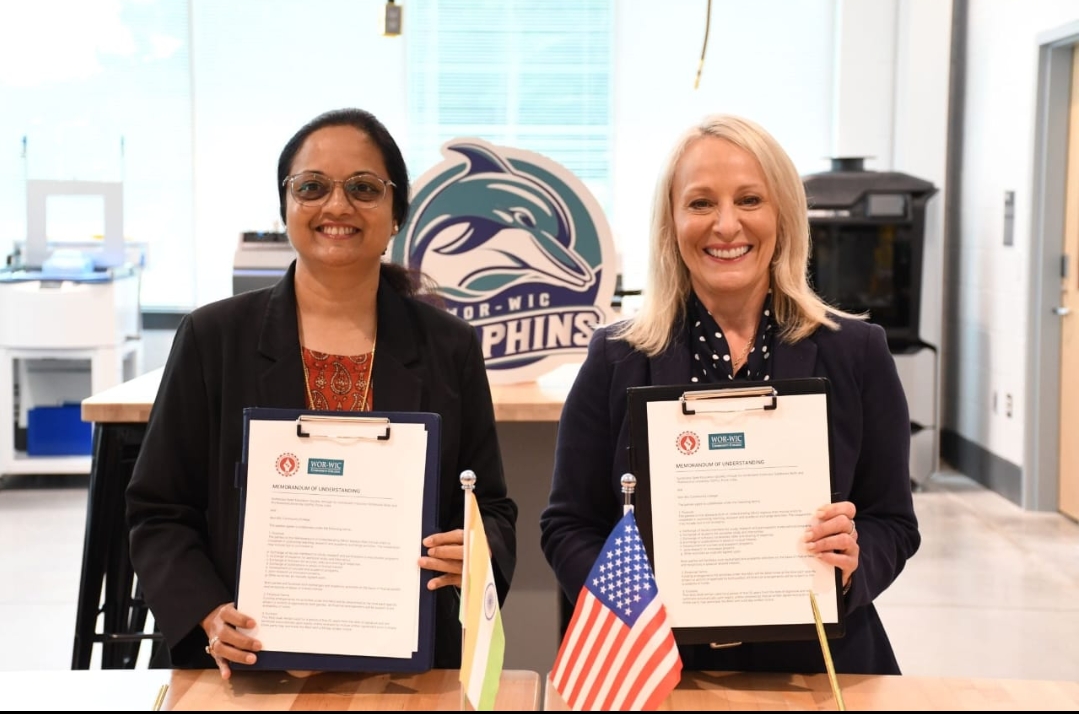 सिंबायोसिस स्किल्स अँड प्रोफेशनल युनिव्हर्सिटी व वॉर विक कम्युनिटी कॉलेज (अमेरिका) यांच्यात फिनटेक कोर्स विकसित करण्यासाठी सामंजस्य करार