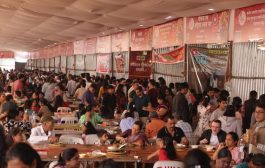 सुट्टीचा मुहूर्त साधून भीमथडी ओसंडून वाहिली- पुणेकरांनी मारला मांसाहारी शाकाहारी जेवणावर ताव.