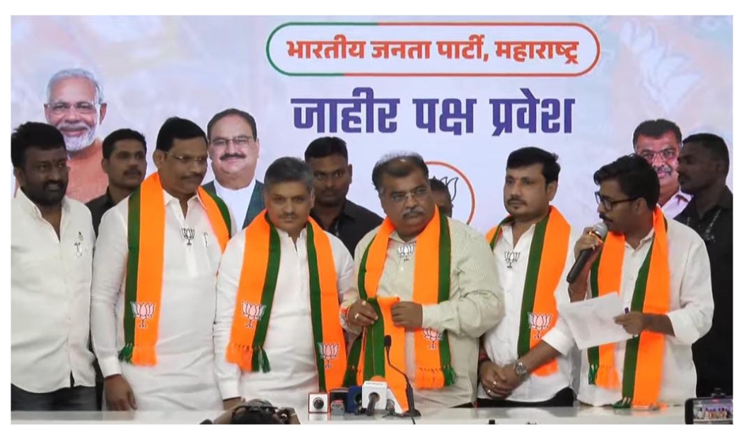 राहुल कलाटे यांचा भाजप प्रवेश: प्रदेशाध्यक्ष रवींद्र चव्हाण आणि आमदार शंकर जगताप यांच्या उपस्थितीत जाहीर प्रवेश