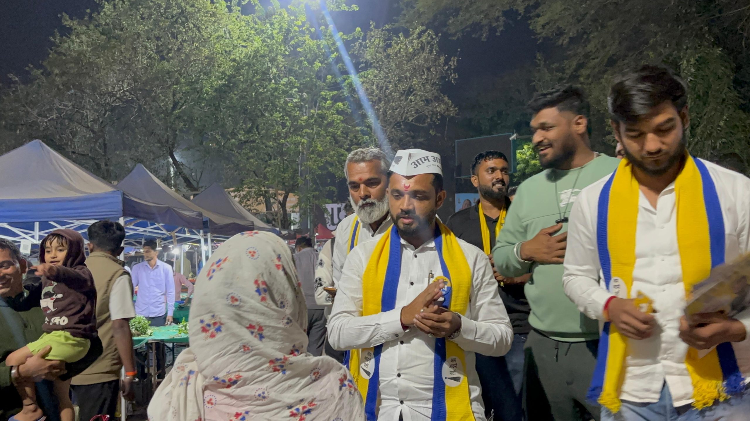 प्रभाग क्र. २६ मध्ये  'आप'च्या प्रचाराला सकारात्मक प्रतिसाद