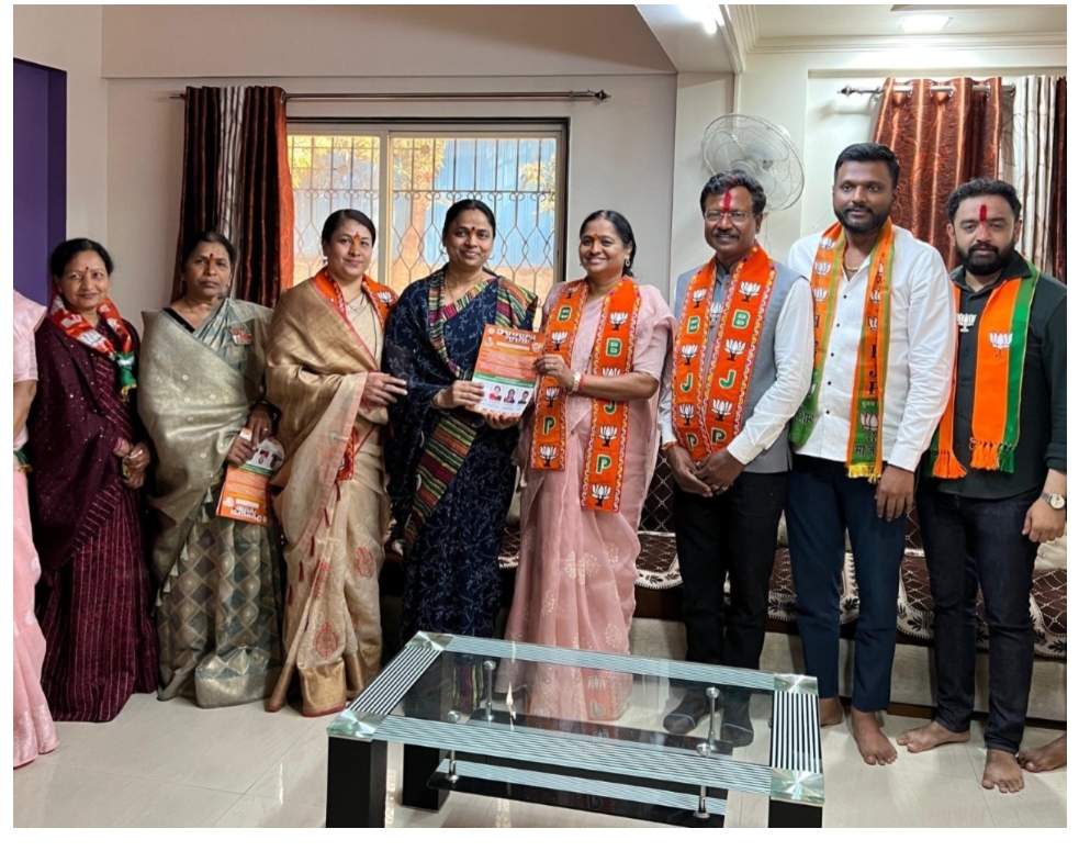 अनिताताई काटे यांचा नागरिकांशी थेट संवाद; प्रभाग २८ मध्ये प्रचाराला वेग