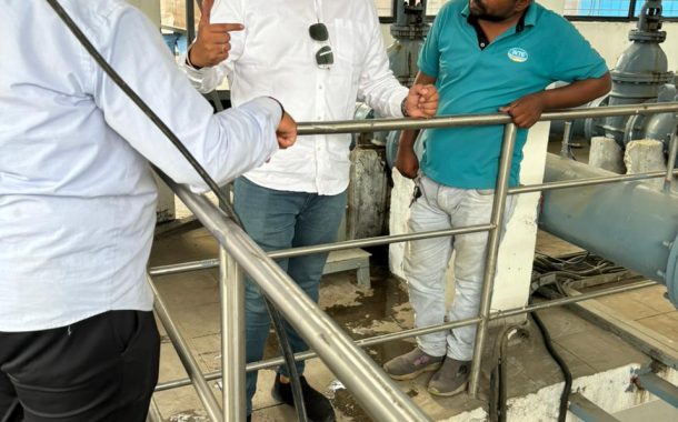 चिखली येथील सांडपाणी प्रक्रिया प्रकल्पाची स्थायी समिती सभापती अभिषेक बारणे यांच्याकडून पाहणी; प्रक्रिया केलेले पाणी प्रभावी पुनर्वापरावर भर...