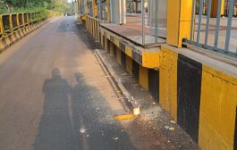 निगडी-रावेत BRT बस स्थानकात धोकादायक स्थिती; अपघाताचा धोका वाढला